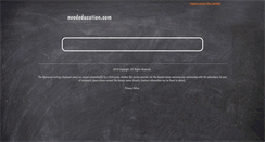 Desktop Screenshot of neededucation.com